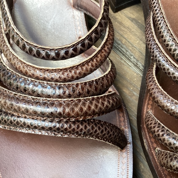 Joan Helpern signature leather sandals women’s size 7B - Picture 3 of 8